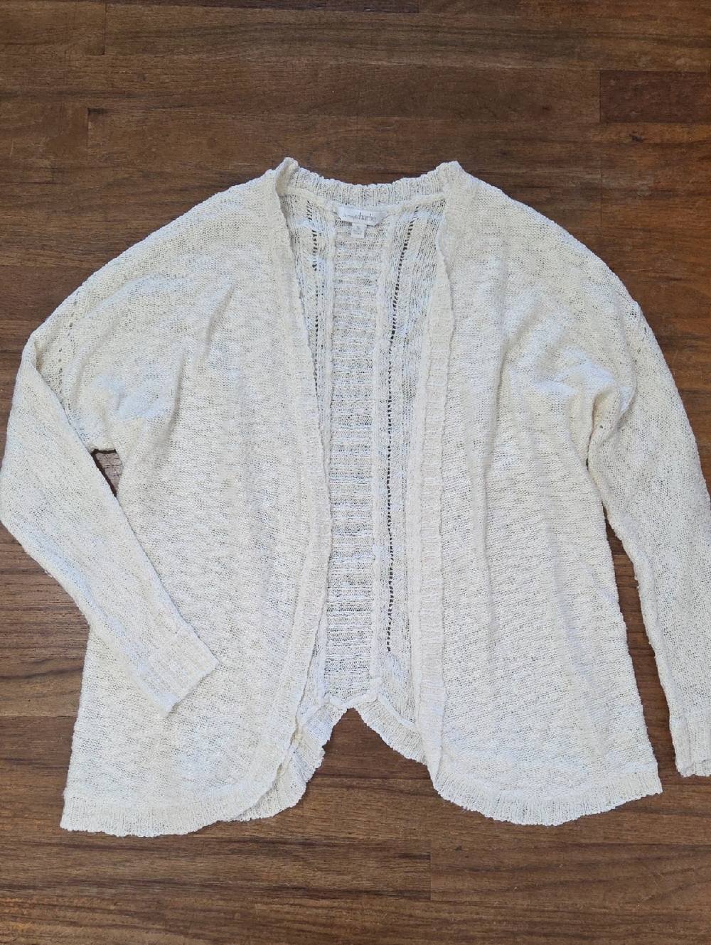 Charming Charlie Open-Front Knit Cardigan